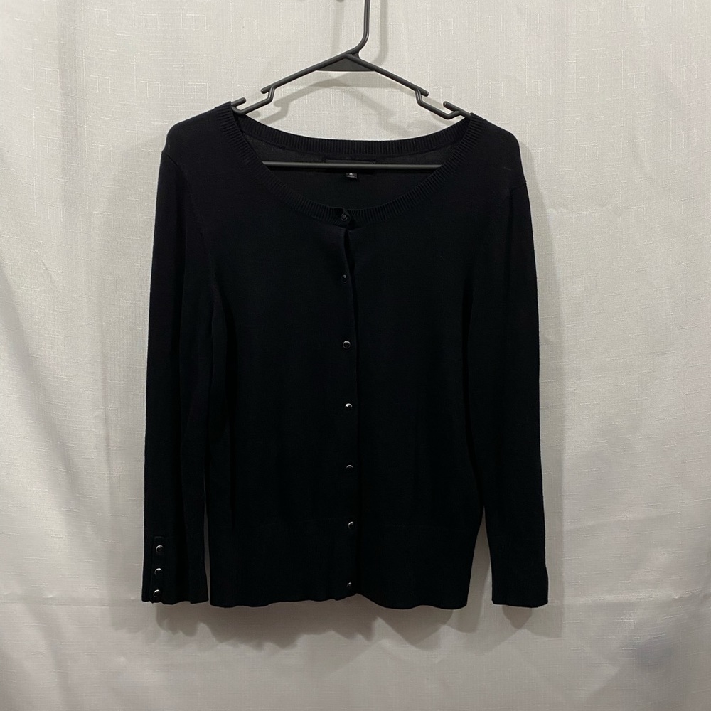 Express black button up cardigan